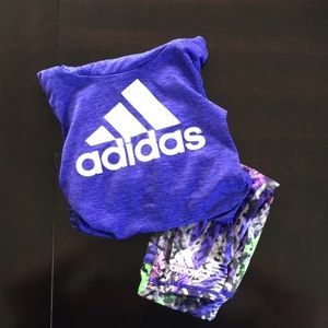 Adidas athletic outfit 💜
